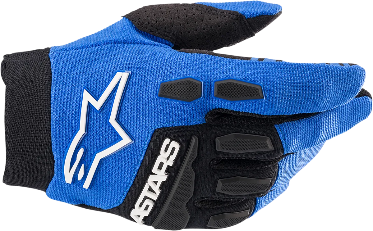 ALPINESTARS Youth Full Bore Gloves - Blue/Black - XS 3543622-713-XS