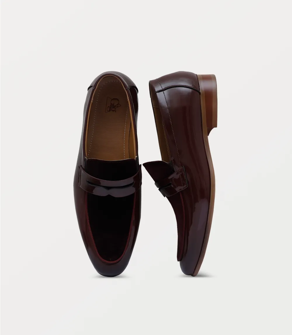BM6803-COFFEE-Men Slip On