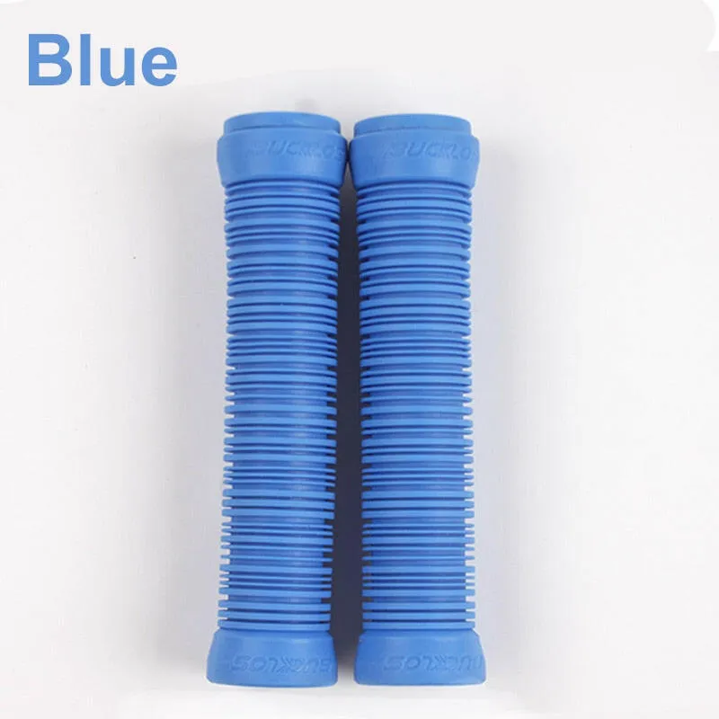 BUCKLOS Bicycle Grips MTB Grips Anti-skid Shock Absorber Silicone Bike Handlebar Grip with Bar End Plug Bicycle Accessories