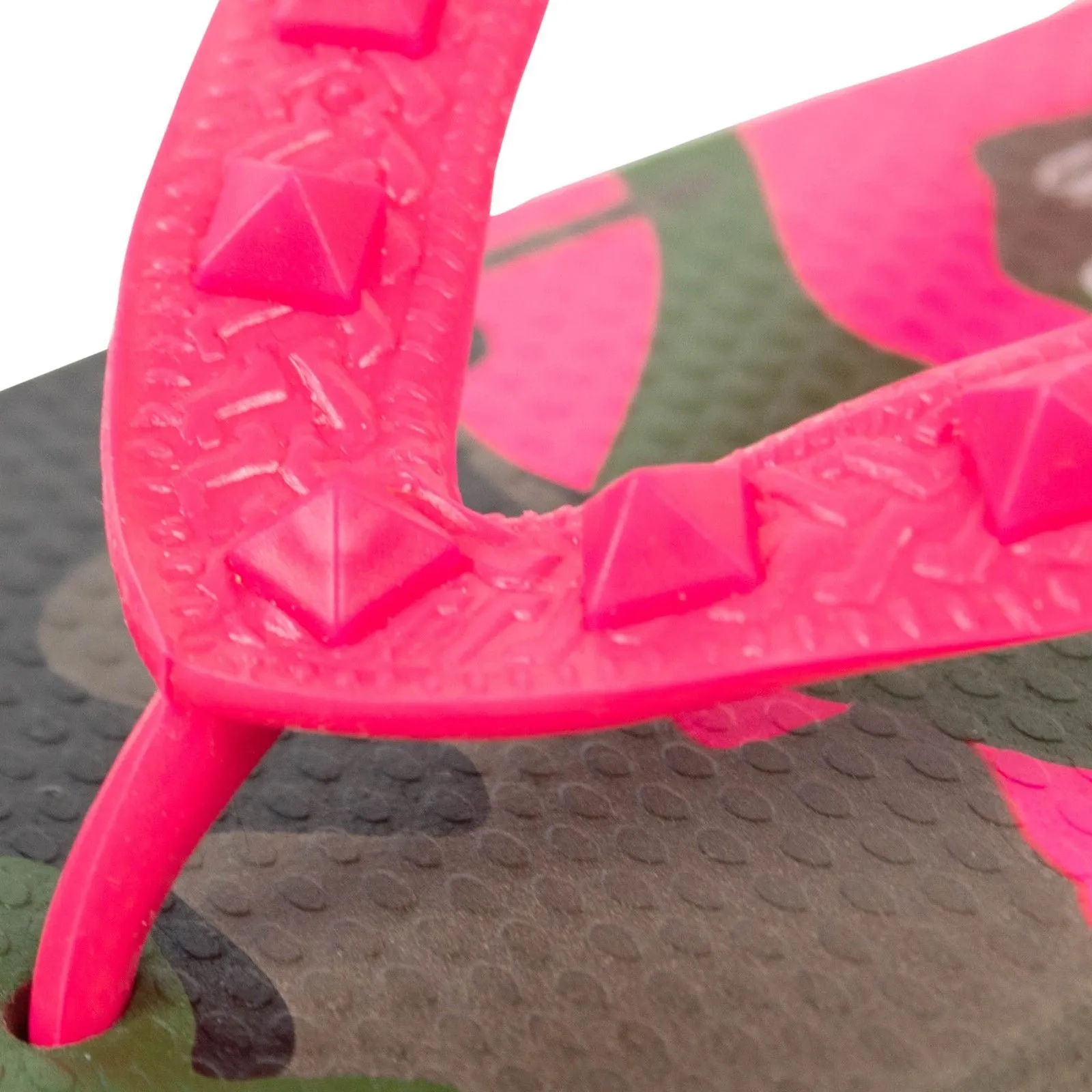 Camouflage Rockstud Flip Flops Flats