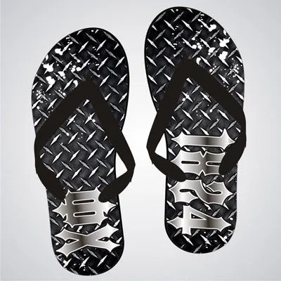 Chi Phi Diamond Plate Flip-Flops - SBL100 - SUB