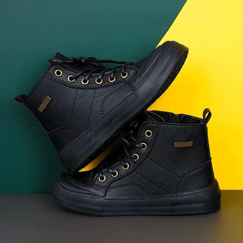 Children's Fashionable Ankle-length Winter Boots for Boys