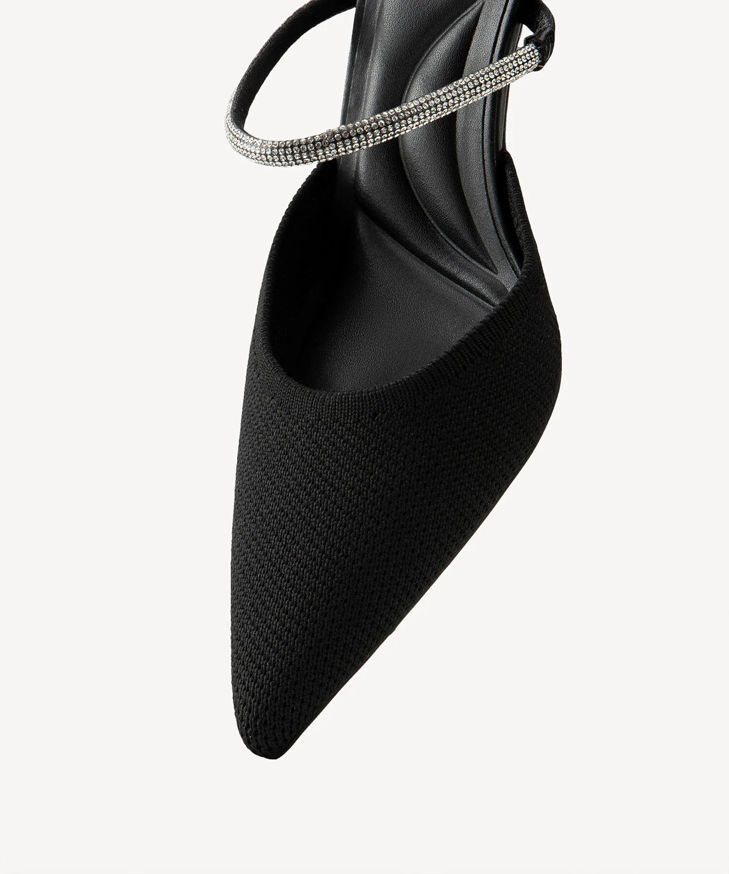 Elegant Sparkle Pointed Toe Heeled Pumps