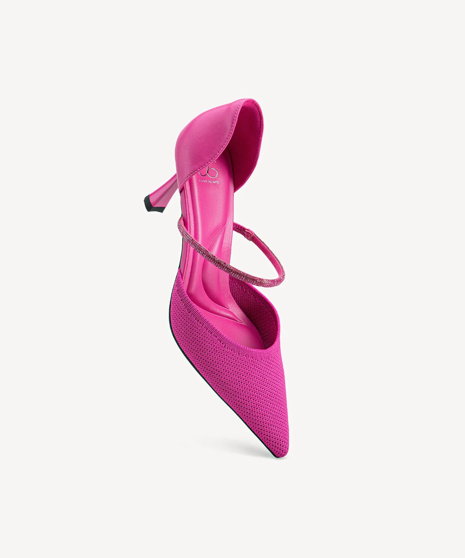 Elegant Sparkle Pointed Toe Heeled Pumps