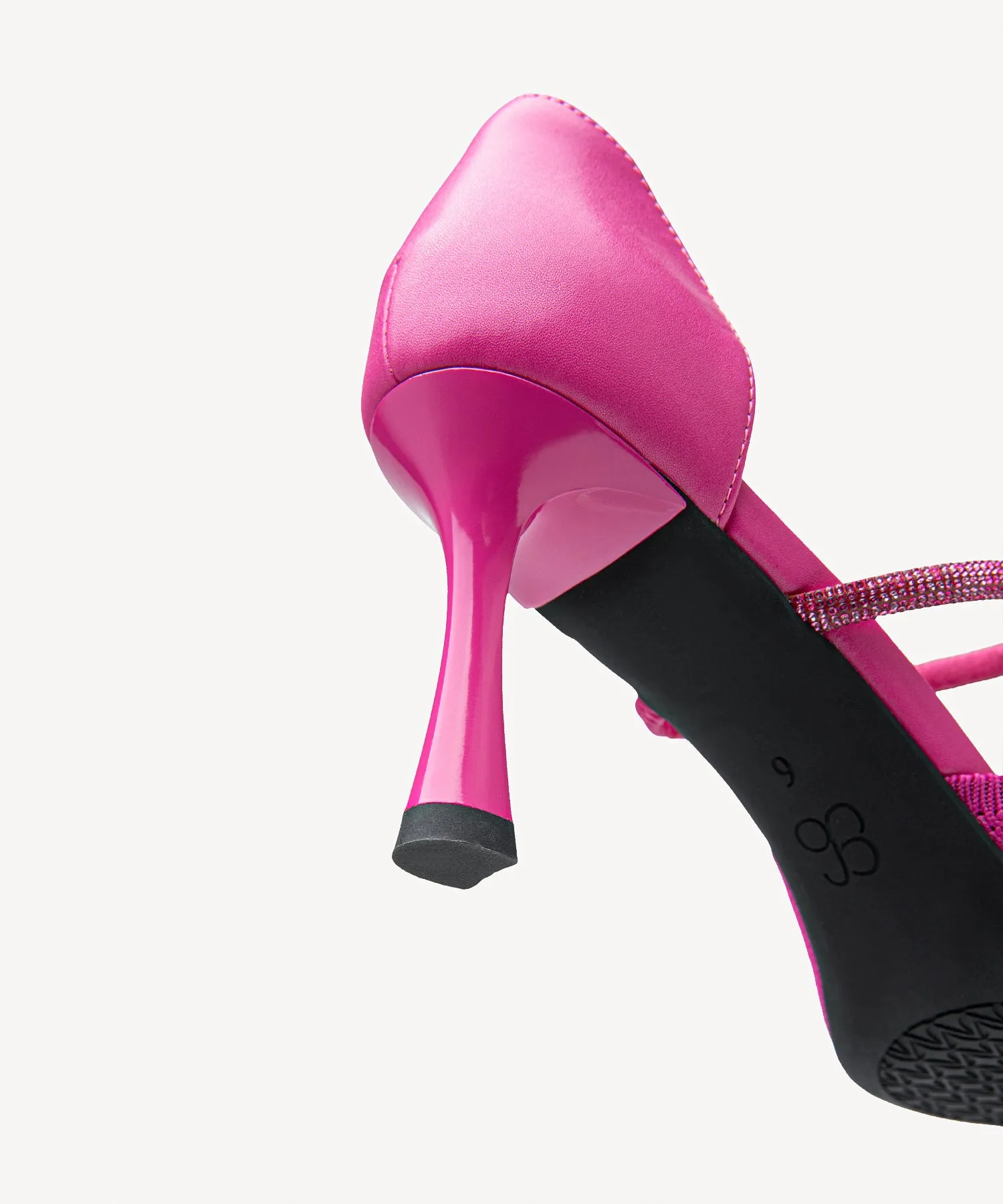 Elegant Sparkle Pointed Toe Heeled Pumps