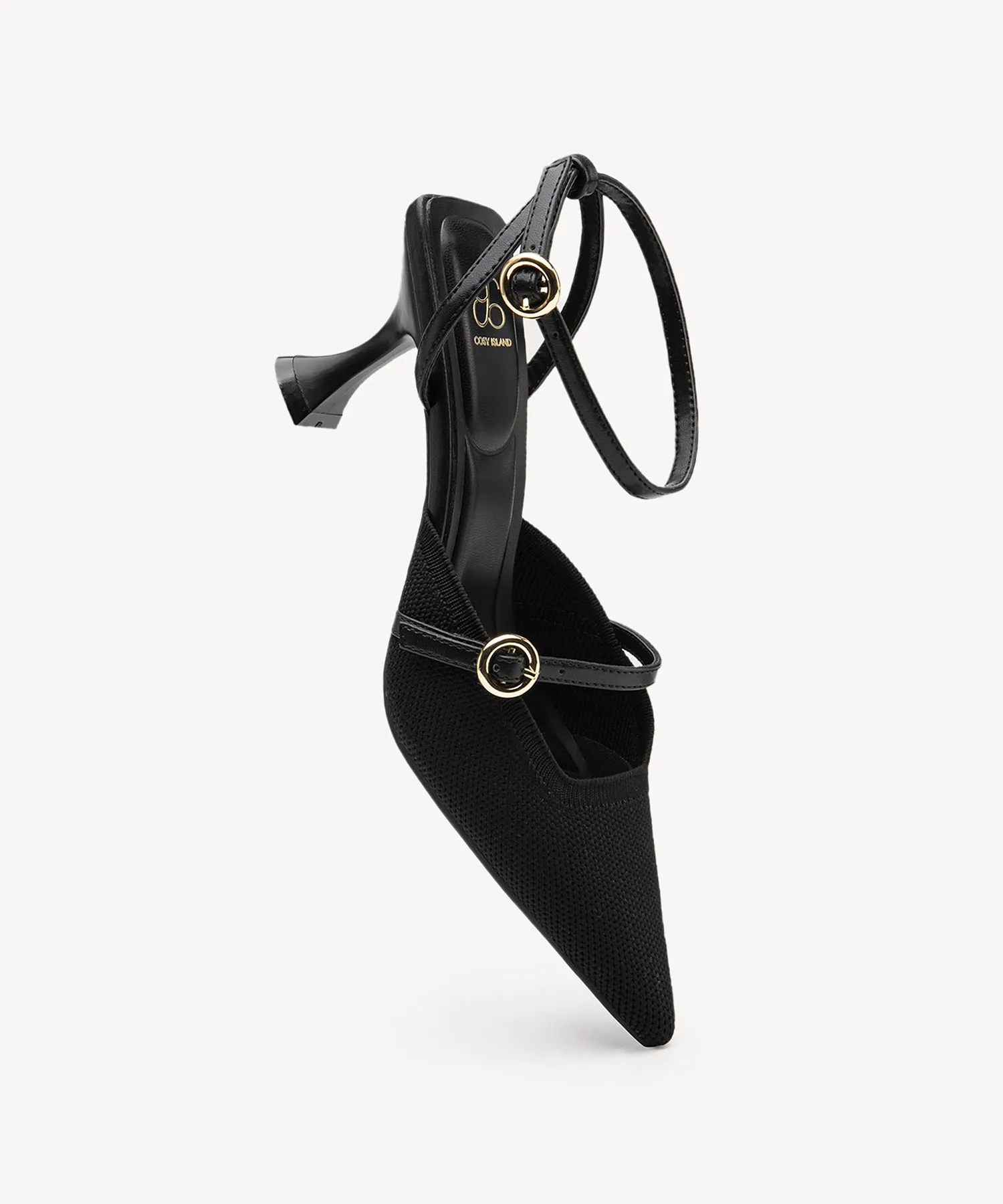 Elegant Strap Stiletto Heeled Slingback