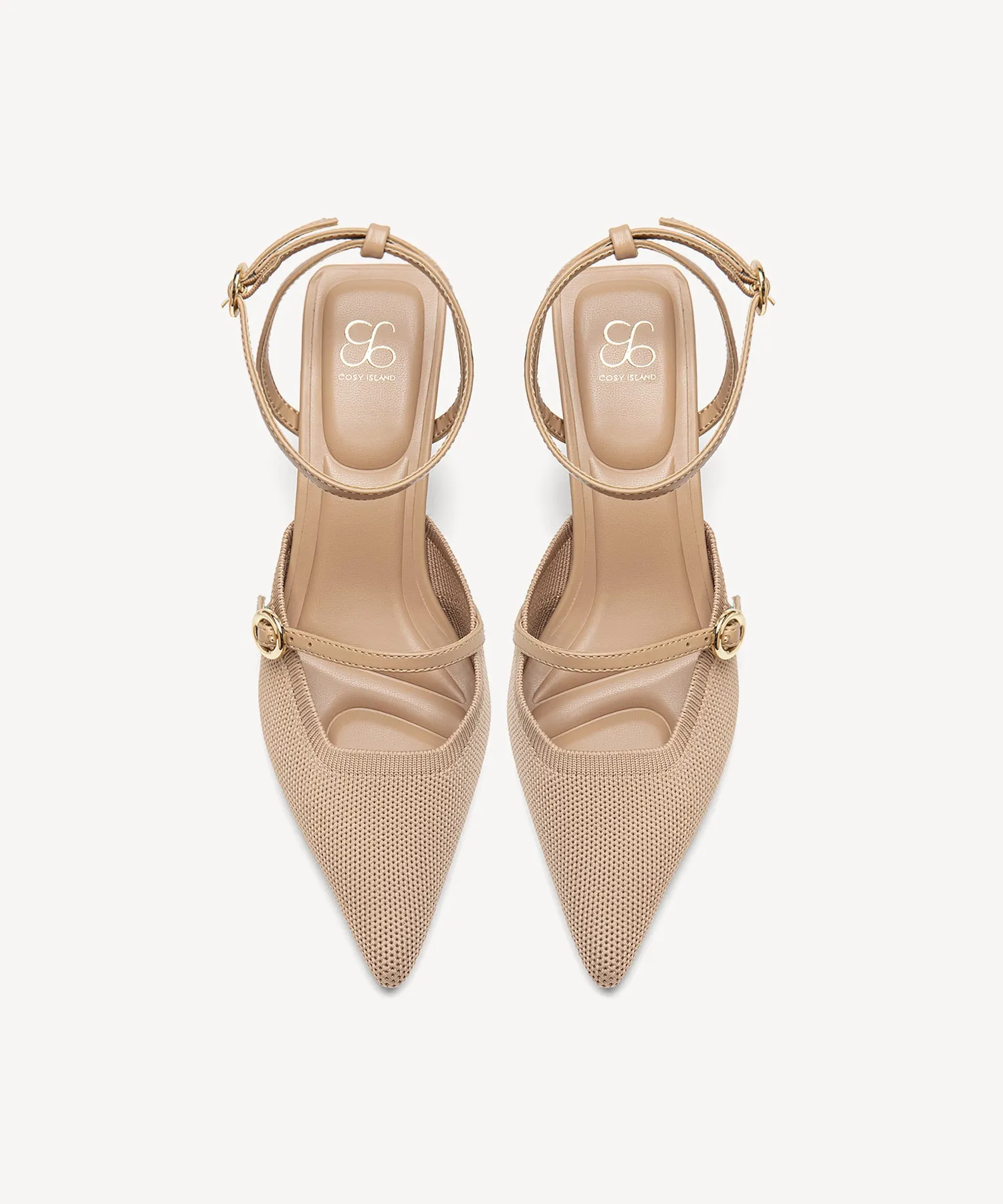Elegant Strap Stiletto Heeled Slingback