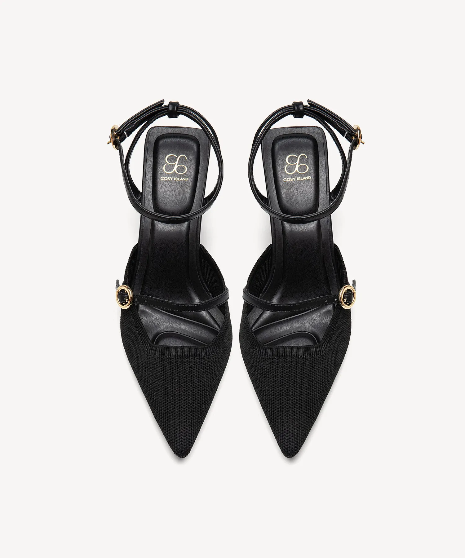 Elegant Strap Stiletto Heeled Slingback