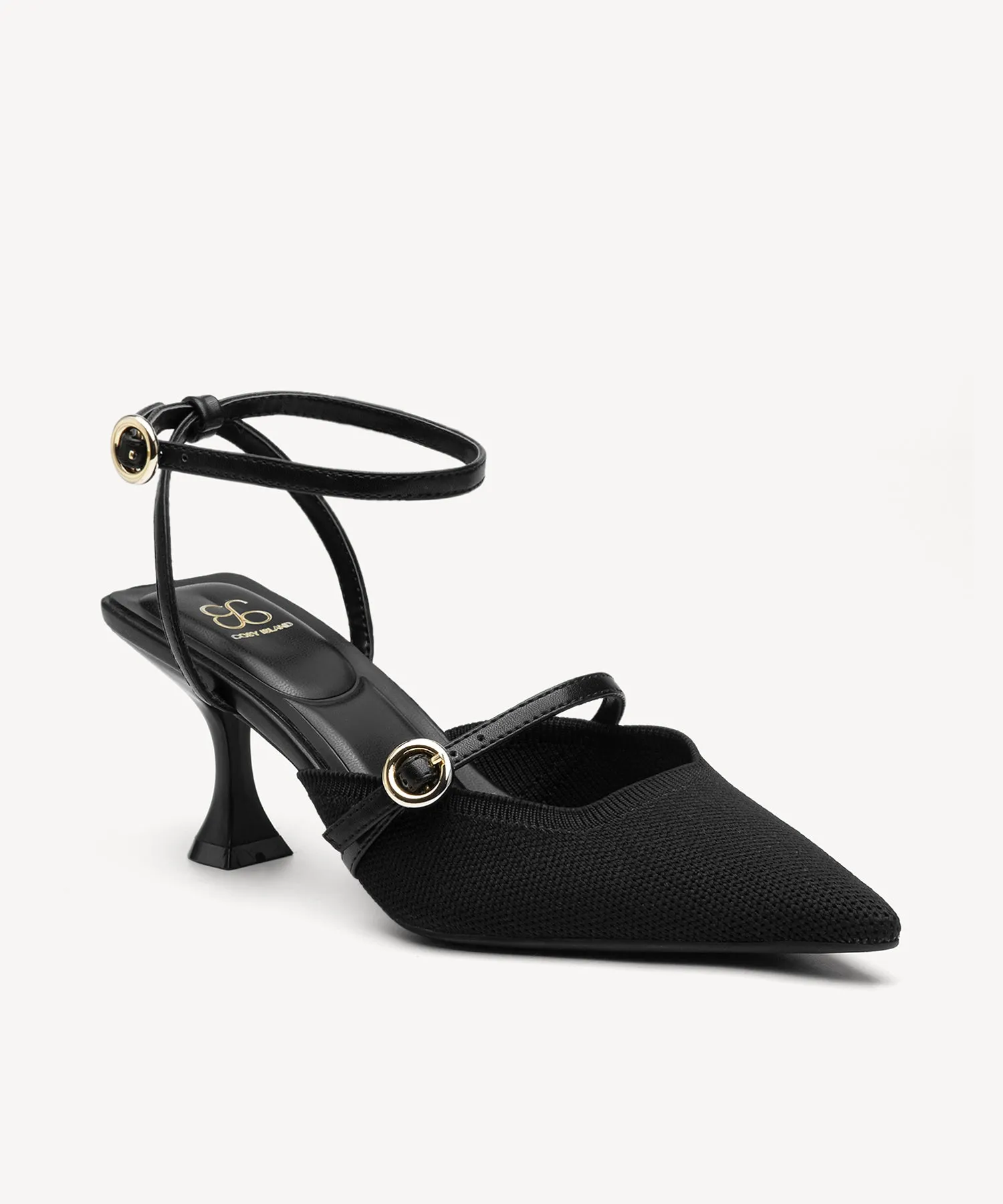 Elegant Strap Stiletto Heeled Slingback