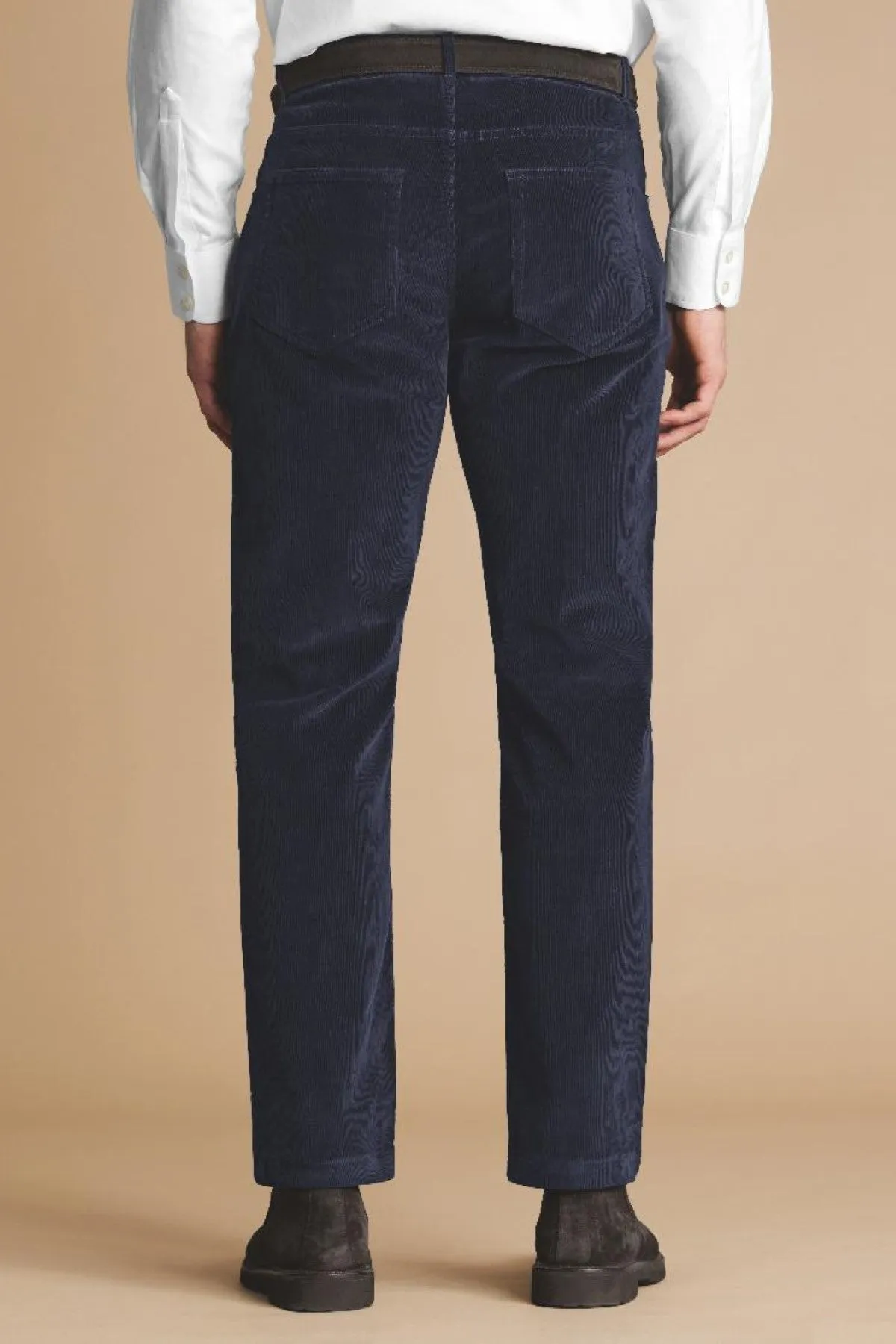 French Navy Slim Fit 5 Pocket Cord Jeans