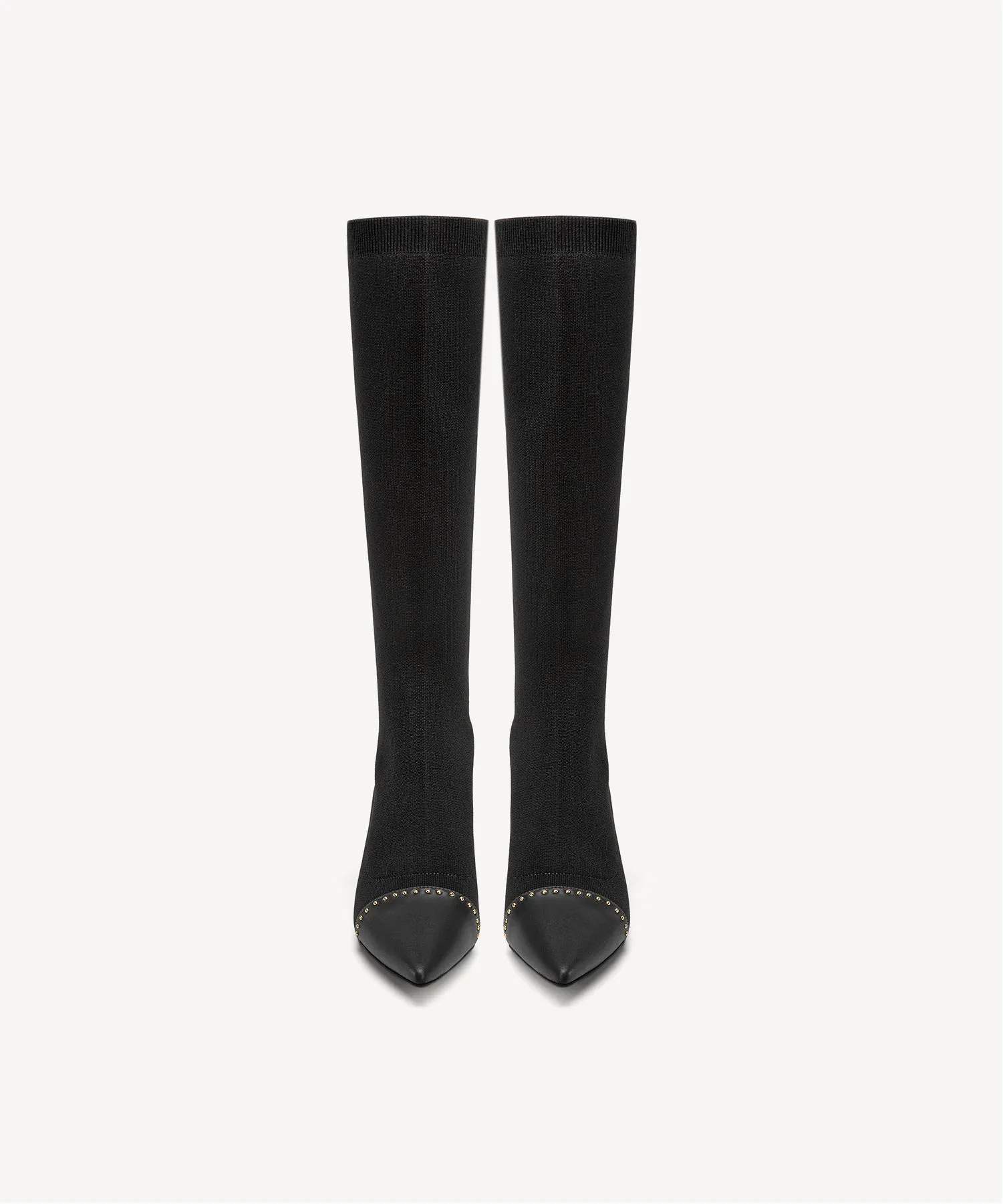 Glimmer Pointed Toe Sock High Boots