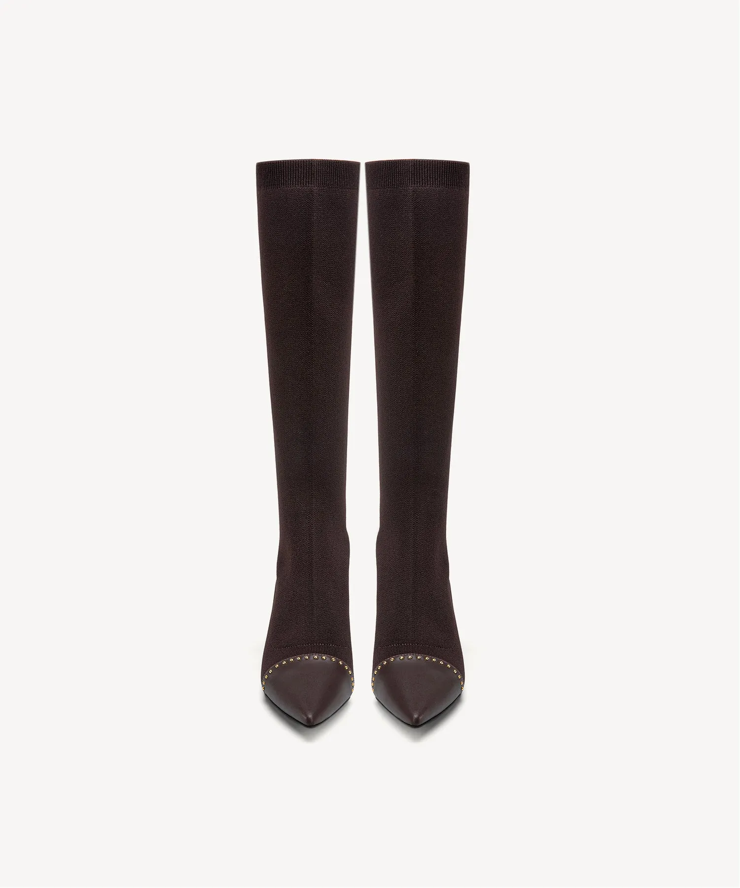 Glimmer Pointed Toe Sock High Boots