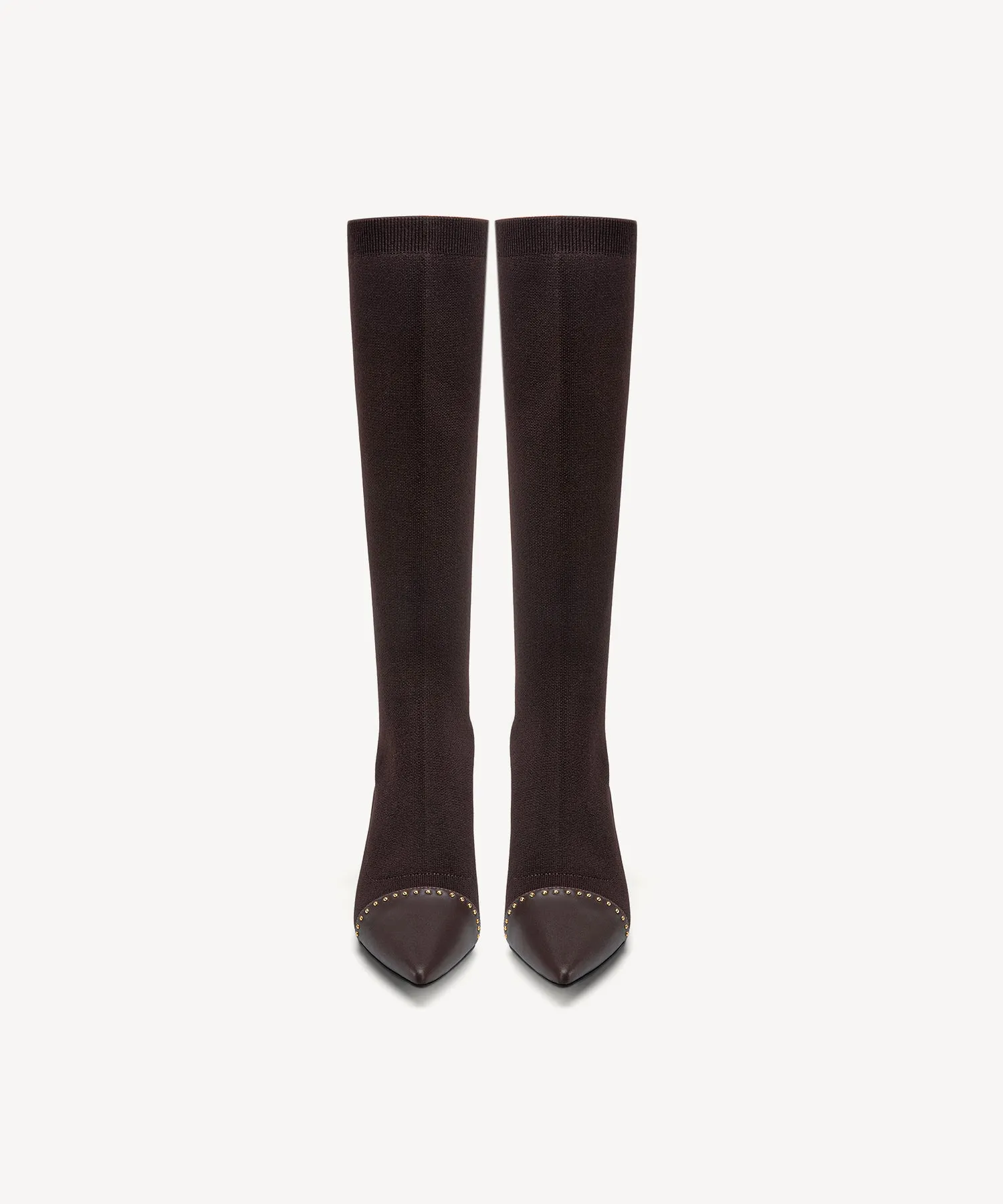 Glimmer Pointed Toe Sock High Boots