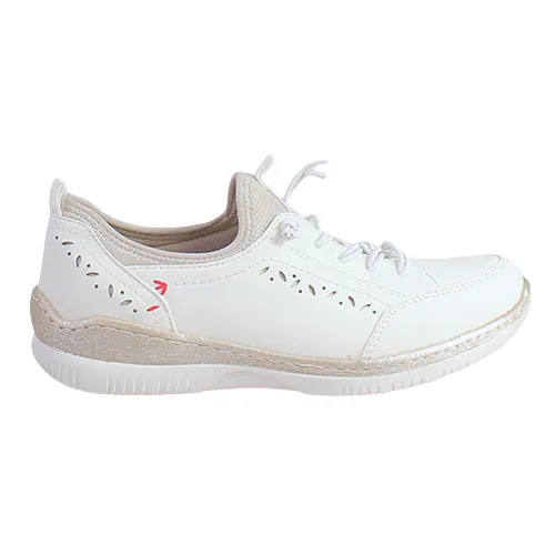 Jana Ladies  Trainers - 24772-44 - Off White
