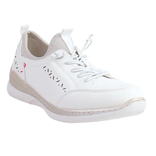Jana Ladies  Trainers - 24772-44 - Off White