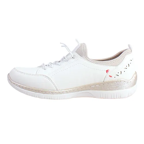 Jana Ladies  Trainers - 24772-44 - Off White