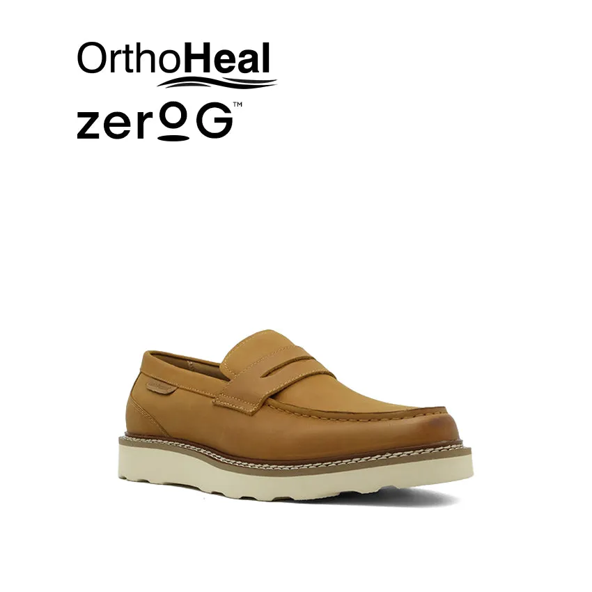 Jaxxon Penny Men's Shoes - Deep Tan Nubuck
