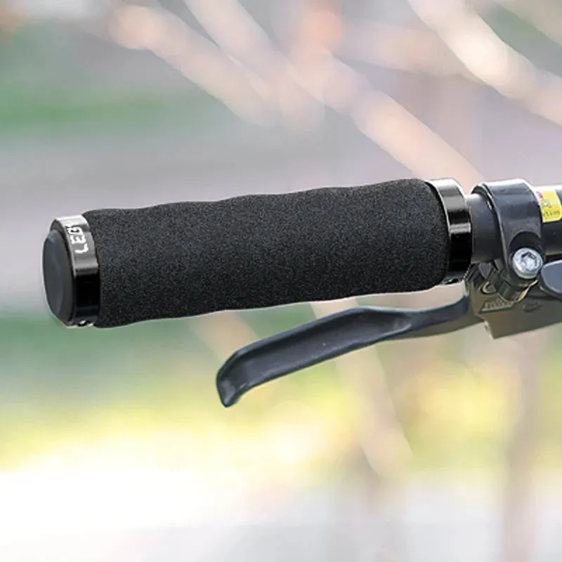 Lebycle Mtb Road Bike Ultra Light Single-Sided Lock Sponge Cover Grip Bicycle 85g Lockable Handlebar Grips