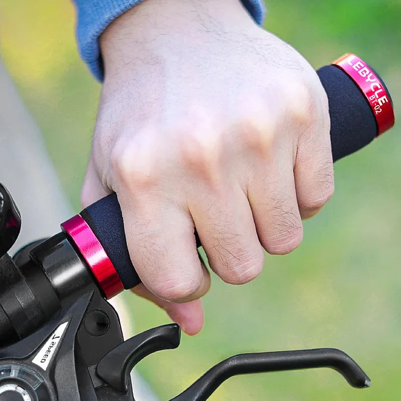 Lebycle Mtb Road Bike Ultra Light Single-Sided Lock Sponge Cover Grip Bicycle 85g Lockable Handlebar Grips