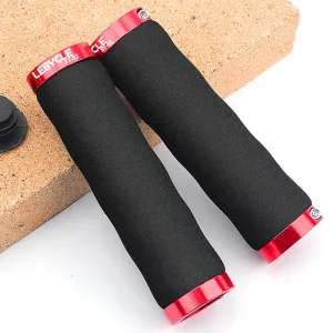 Lebycle Mtb Road Bike Ultra Light Single-Sided Lock Sponge Cover Grip Bicycle 85g Lockable Handlebar Grips