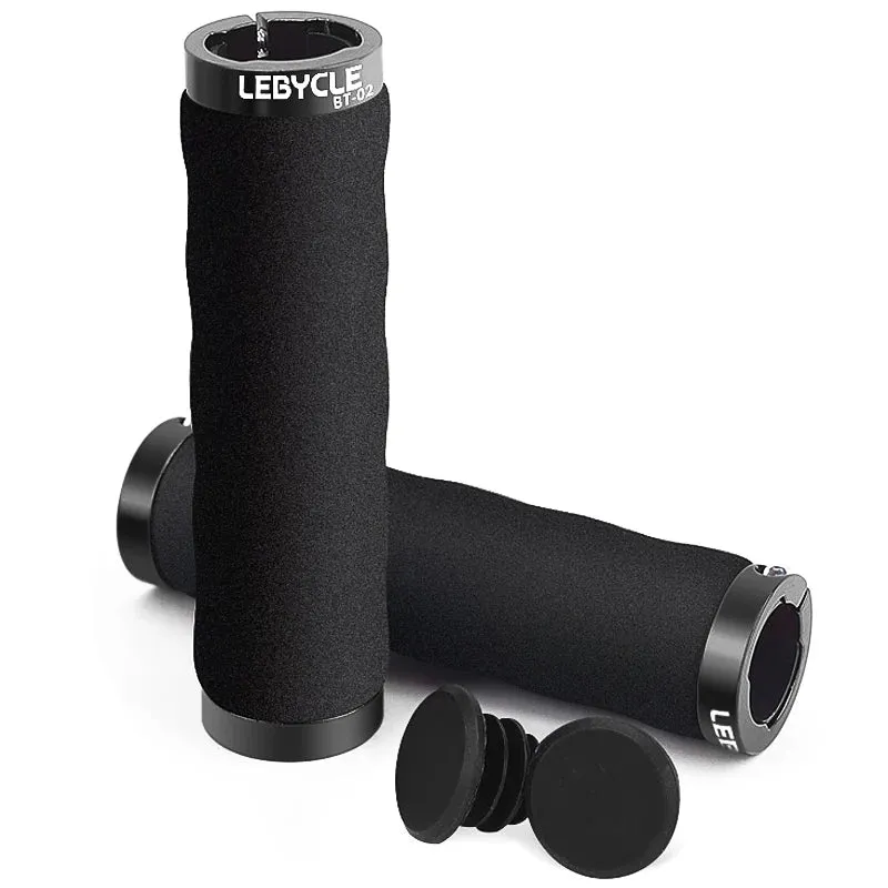 Lebycle Mtb Road Bike Ultra Light Single-Sided Lock Sponge Cover Grip Bicycle 85g Lockable Handlebar Grips