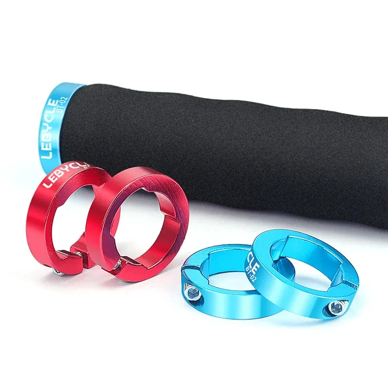 Lebycle Mtb Road Bike Ultra Light Single-Sided Lock Sponge Cover Grip Bicycle 85g Lockable Handlebar Grips