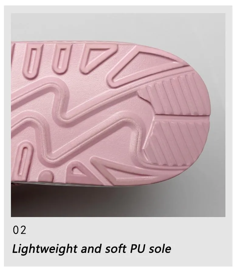 Platform Beach Slippers Women Breathable Mesh Flat Shoes  Flip Flops