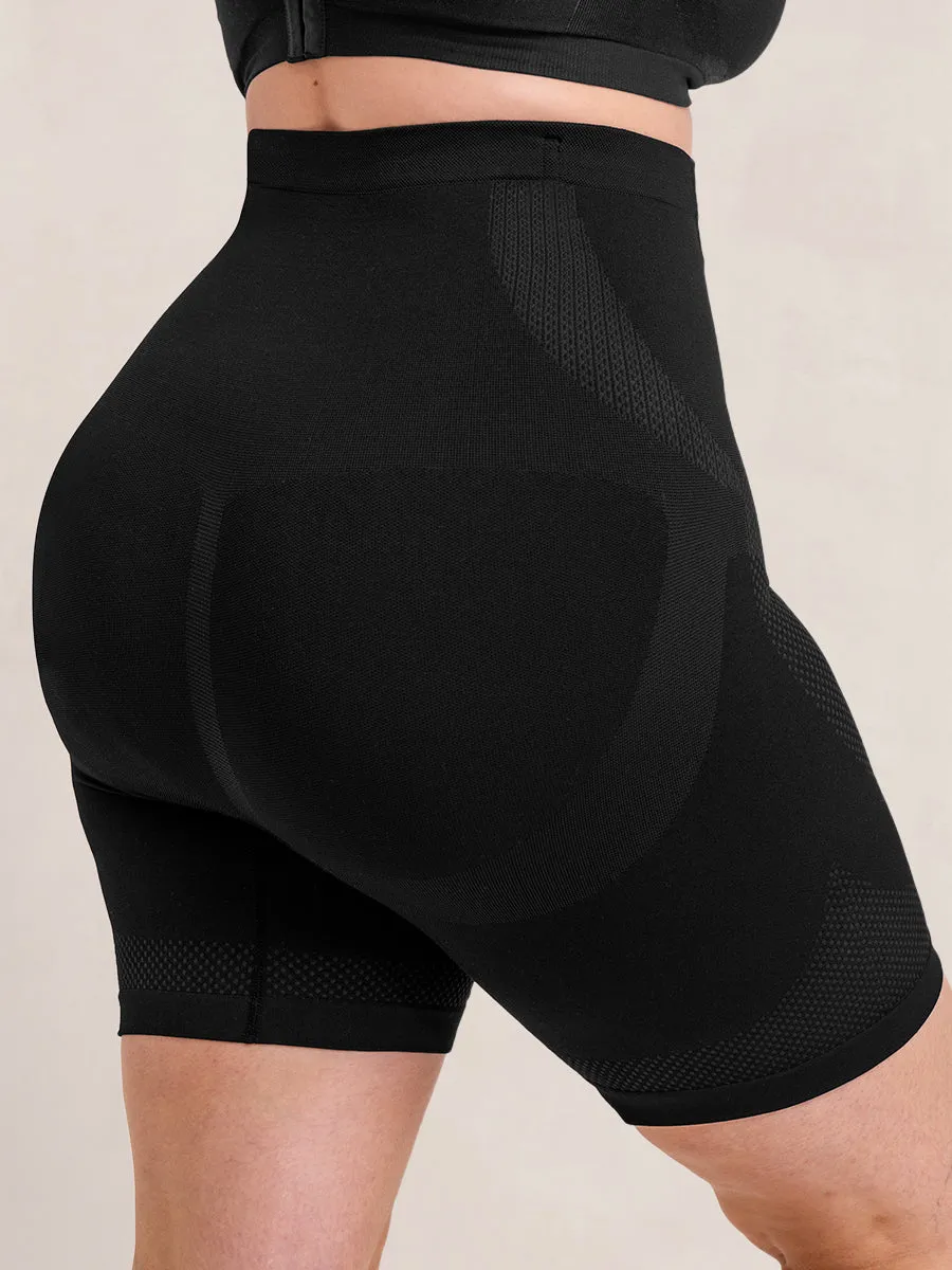 Shapermint Essentials Everyday Empower Jacquard Shaper Shorts - Wear Test