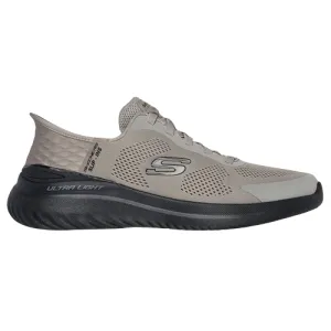 Skechers Men's Slip-In Trainers-  232459 - Taupe/Black
