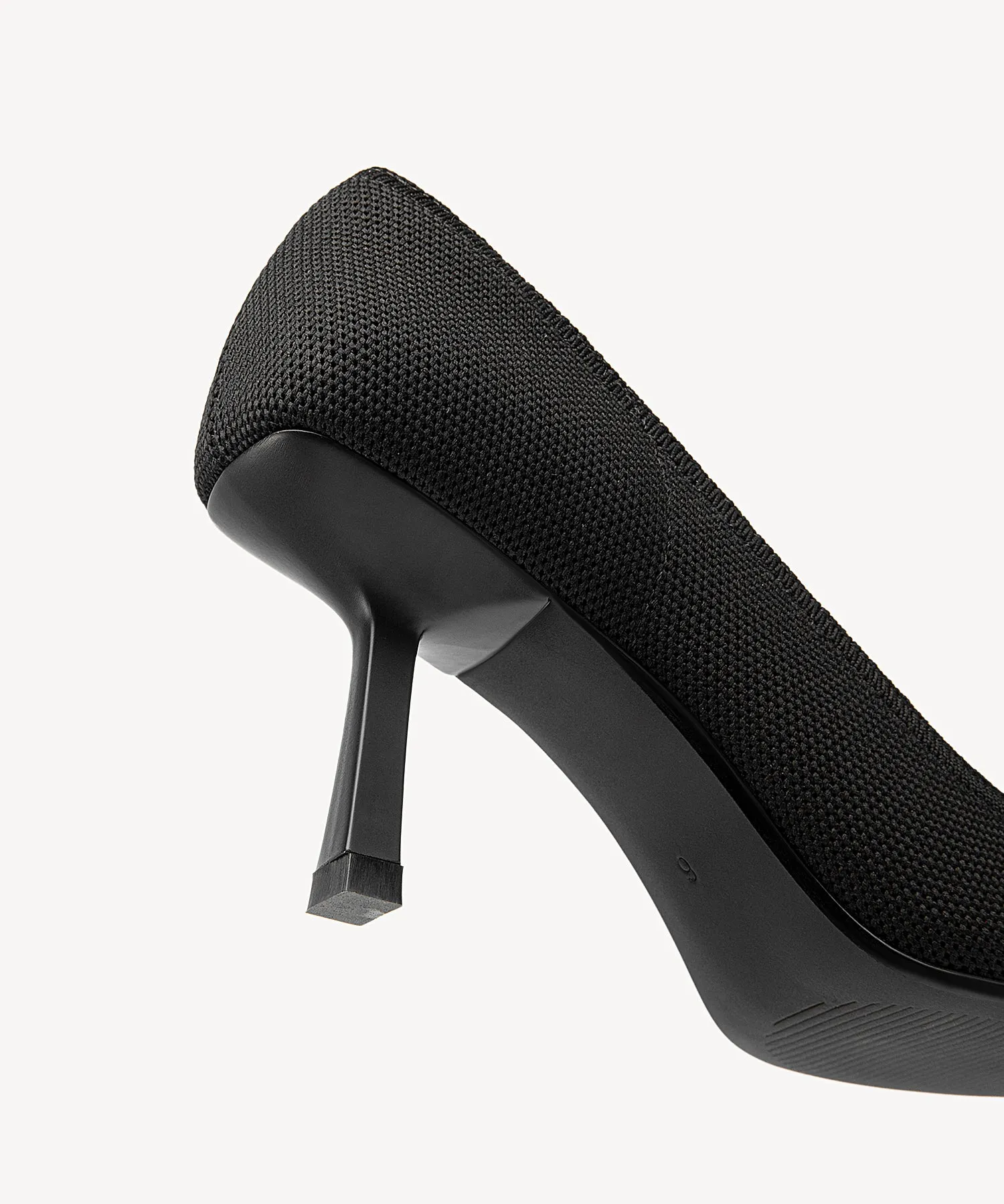 Slip On Bow Pointed Toe Heeled Pumps Red